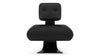Alta - Alta - Alta Lounge Chair, Black Vegan Leather - Image 2