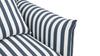 Hoxton - Hoxton - Hoxton Indoor/Outdoor Lounge Chair, Navy Stripe - Image 6