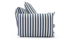 Hoxton - Hoxton - Hoxton Indoor/Outdoor Lounge Chair, Navy Stripe - Image 3