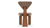 Giraffe - Giraffe - Giraffe Dining Chair, Brown Velvet and Walnut - Image 4