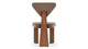 Giraffe - Giraffe - Giraffe Dining Chair, Brown Velvet and Walnut - Image 4