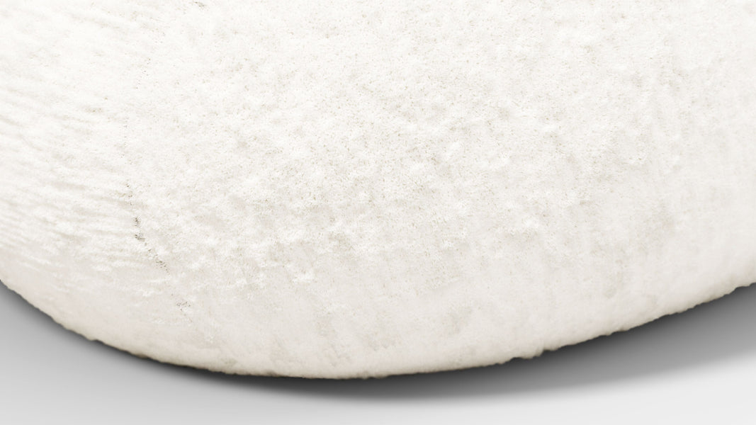 On the RocksOn the Rocks - On the Rocks Module, Large Backrest, White Textured Chenille