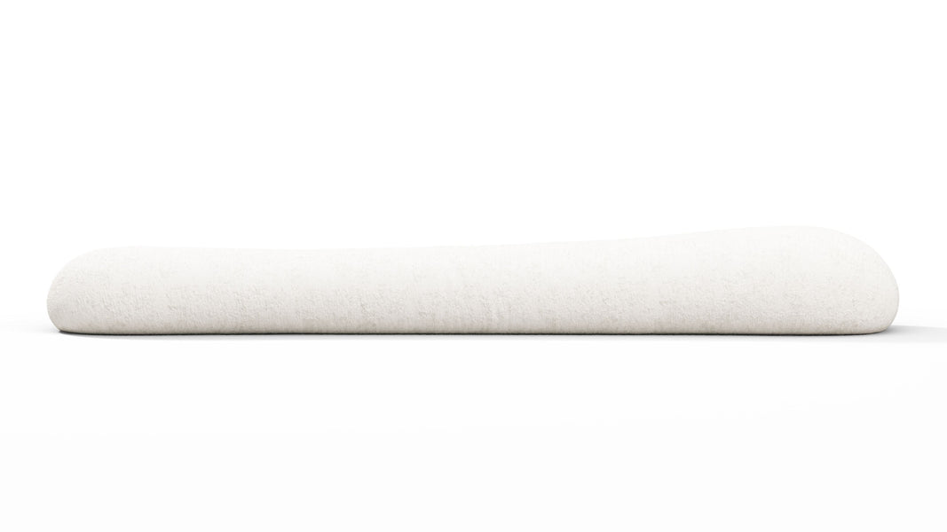 On the RocksOn the Rocks - On the Rocks Module, Large Backrest, White Textured Chenille