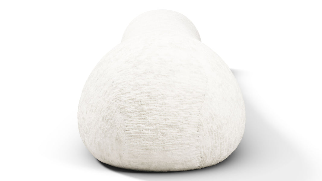 On the RocksOn the Rocks - On the Rocks Module, Large Backrest, White Textured Chenille