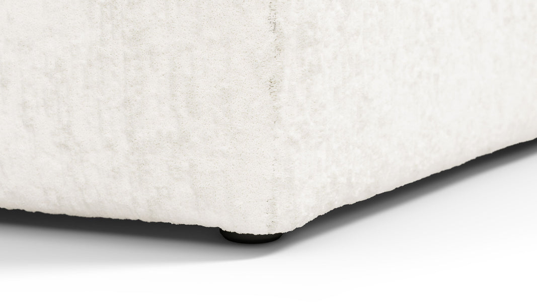 On the RocksOn the Rocks - On the Rocks Module, Seat Section 4, White Textured Chenille