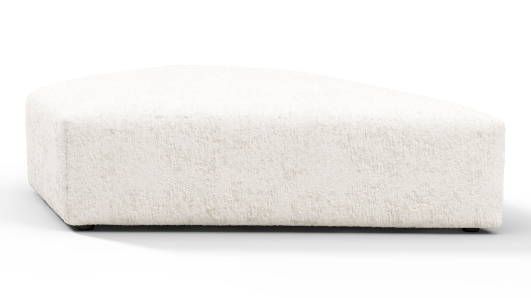 On the RocksOn the Rocks - On the Rocks Module, Seat Section 4, White Textured Chenille