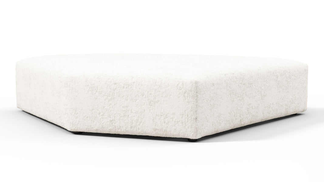 On the RocksOn the Rocks - On the Rocks Module, Seat Section 4, White Textured Chenille