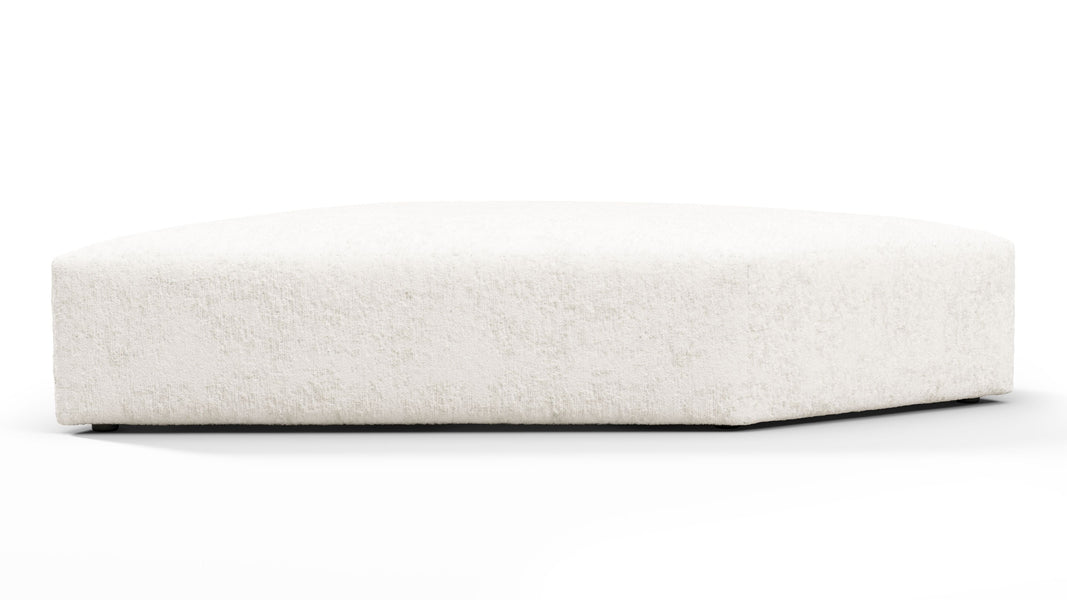 On the RocksOn the Rocks - On the Rocks Module, Seat Section 4, White Textured Chenille