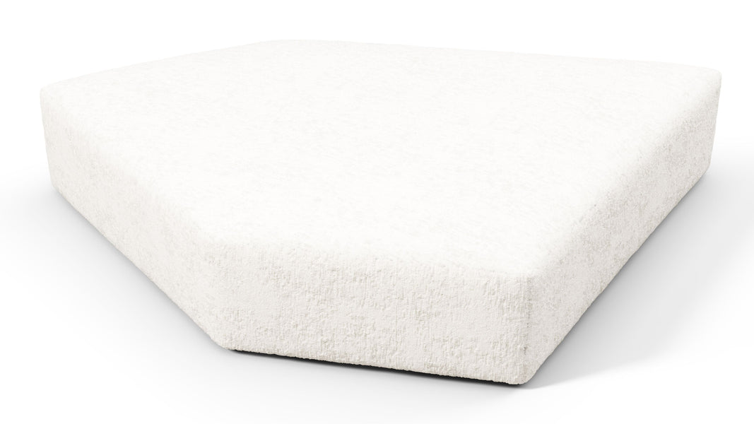On the RocksOn the Rocks - On the Rocks Module, Seat Section 4, White Textured Chenille