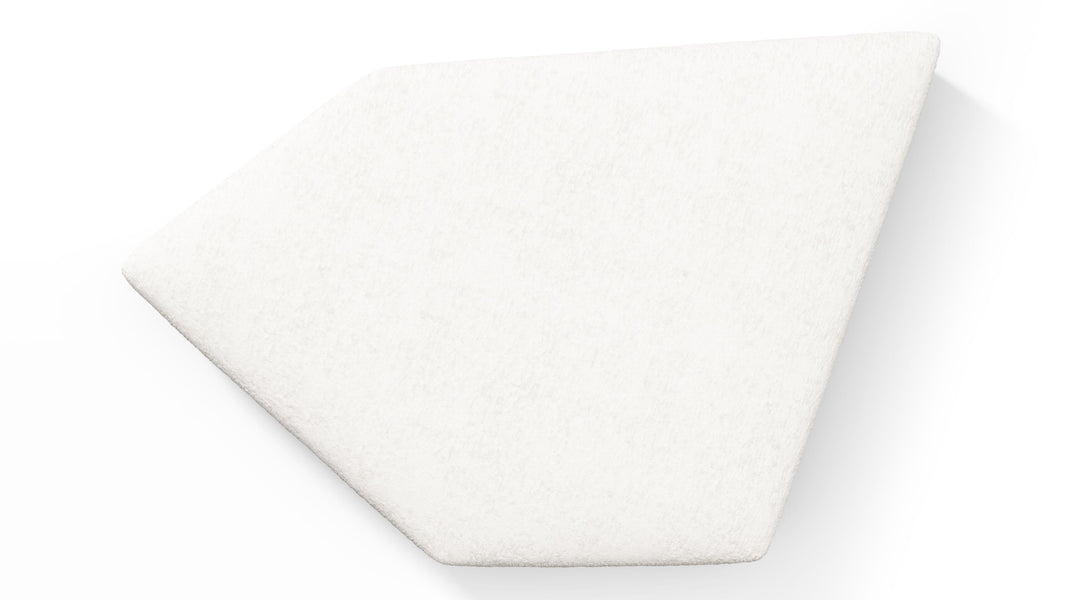 On the RocksOn the Rocks - On the Rocks Module, Seat Section 4, White Textured Chenille