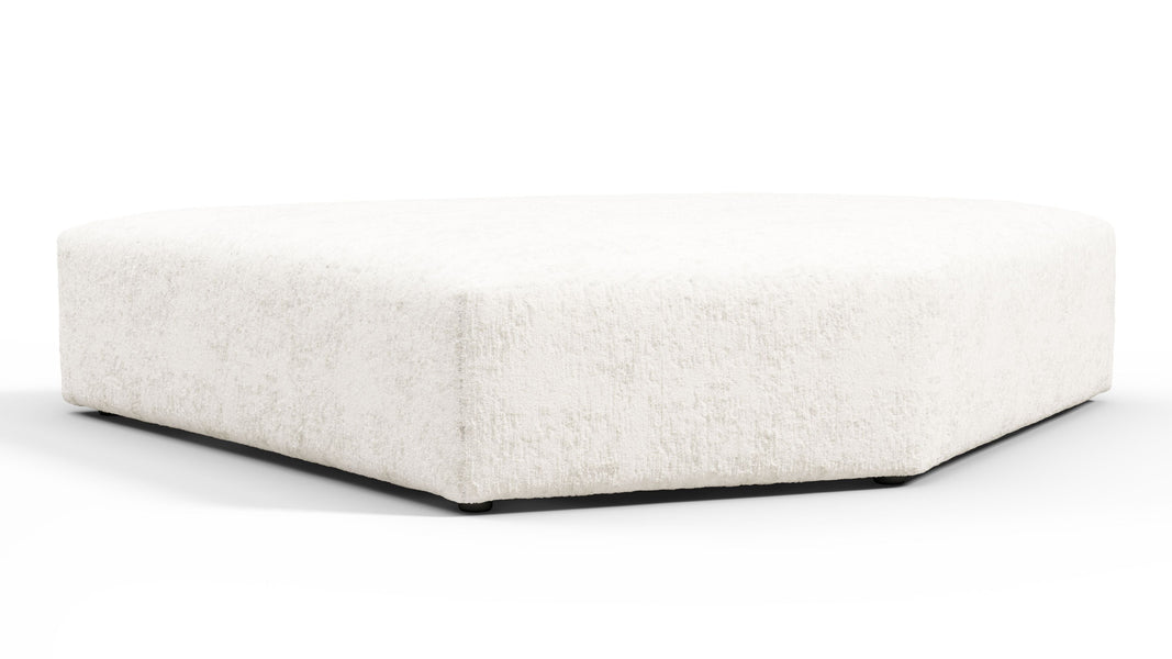 On the RocksOn the Rocks - On the Rocks Module, Seat Section 3, White Textured Chenille