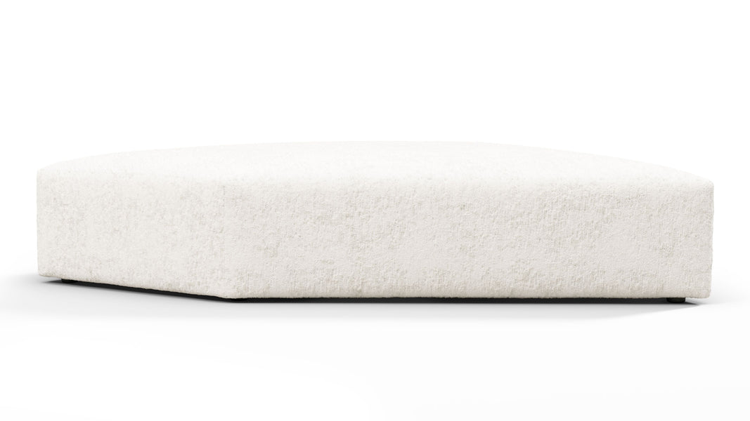 On the RocksOn the Rocks - On the Rocks Module, Seat Section 3, White Textured Chenille