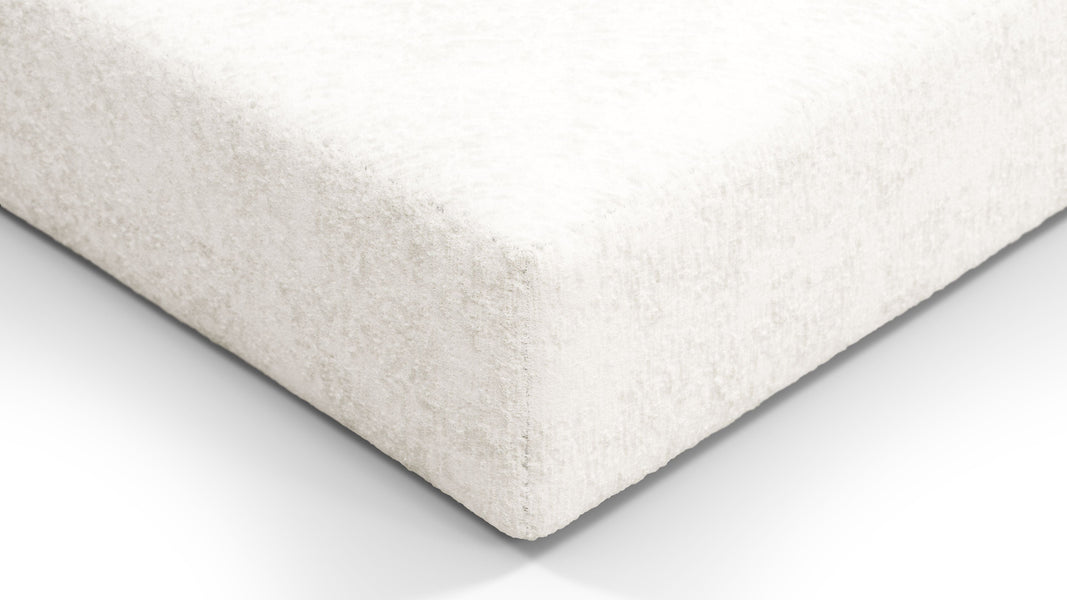 On the RocksOn the Rocks - On the Rocks Module, Seat Section 1, White Textured Chenille