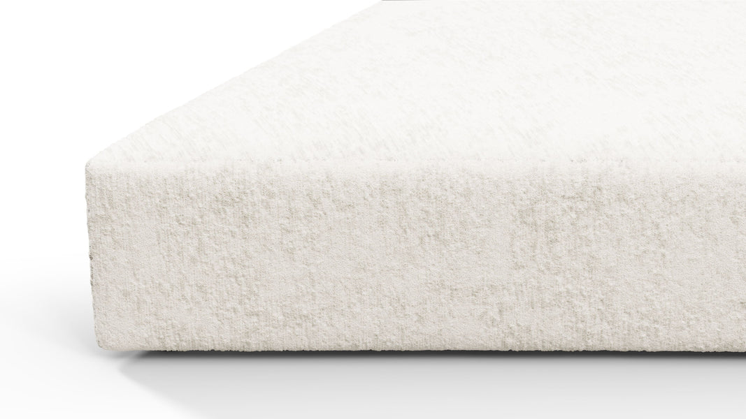 On the RocksOn the Rocks - On the Rocks Module, Seat Section 2, White Textured Chenille