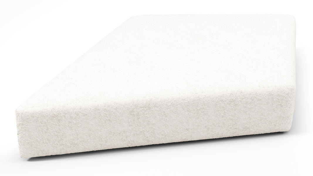 On the RocksOn the Rocks - On the Rocks Module, Seat Section 2, White Textured Chenille