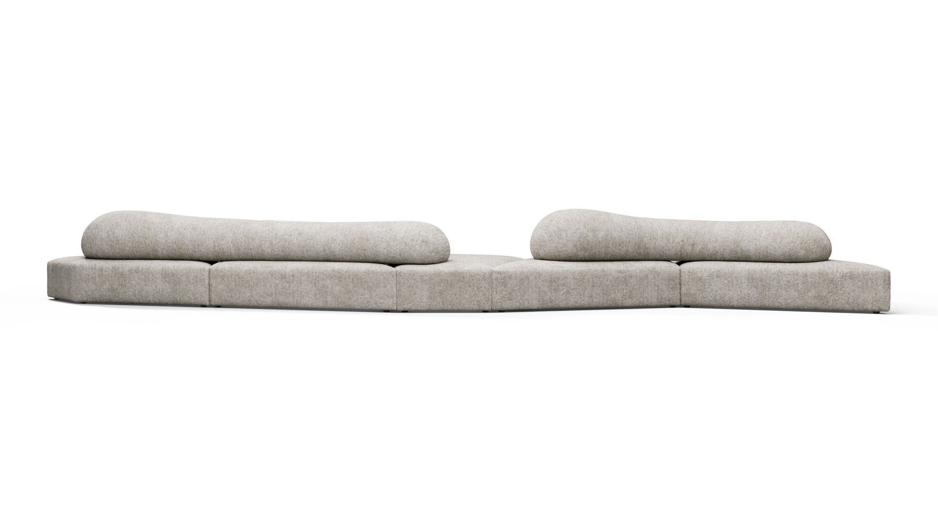 On the RocksOn the Rocks - On the Rocks Sofa, Five Seater, Dove Textured Chenille