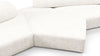 On the Rocks - On the Rocks - On the Rocks Sofa, Five Seater, White Textured Chenille - Image 6