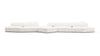 On the Rocks - On the Rocks - On the Rocks Sofa, Five Seater, White Textured Chenille - Image 1