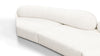 On the Rocks - On the Rocks - On the Rocks Sofa, Right Corner, White Textured Chenille - Image 6