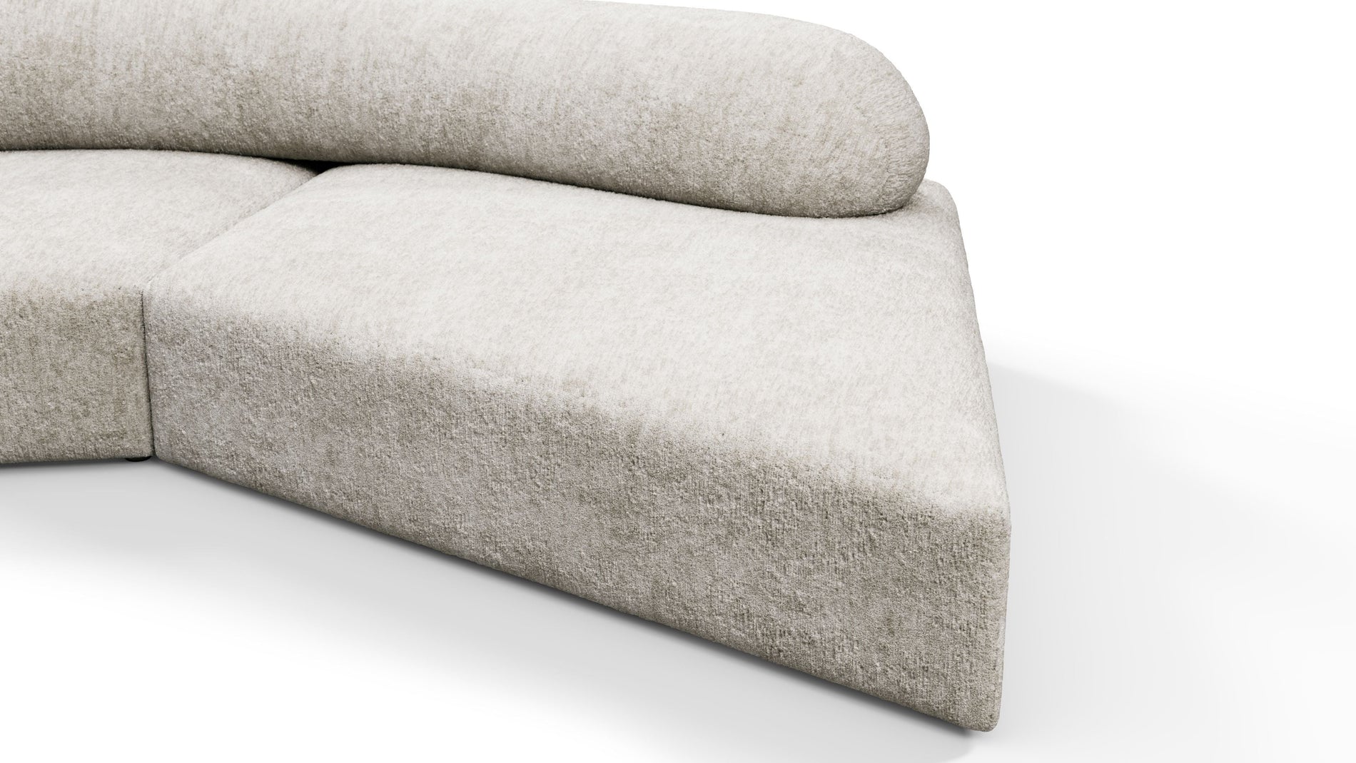 On the RocksOn the Rocks - On the Rocks Sofa, Small, Dove Textured Chenille