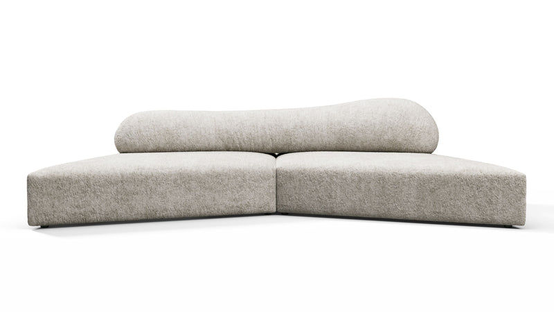 On the RocksOn the Rocks - On the Rocks Sofa, Small, Dove Textured Chenille