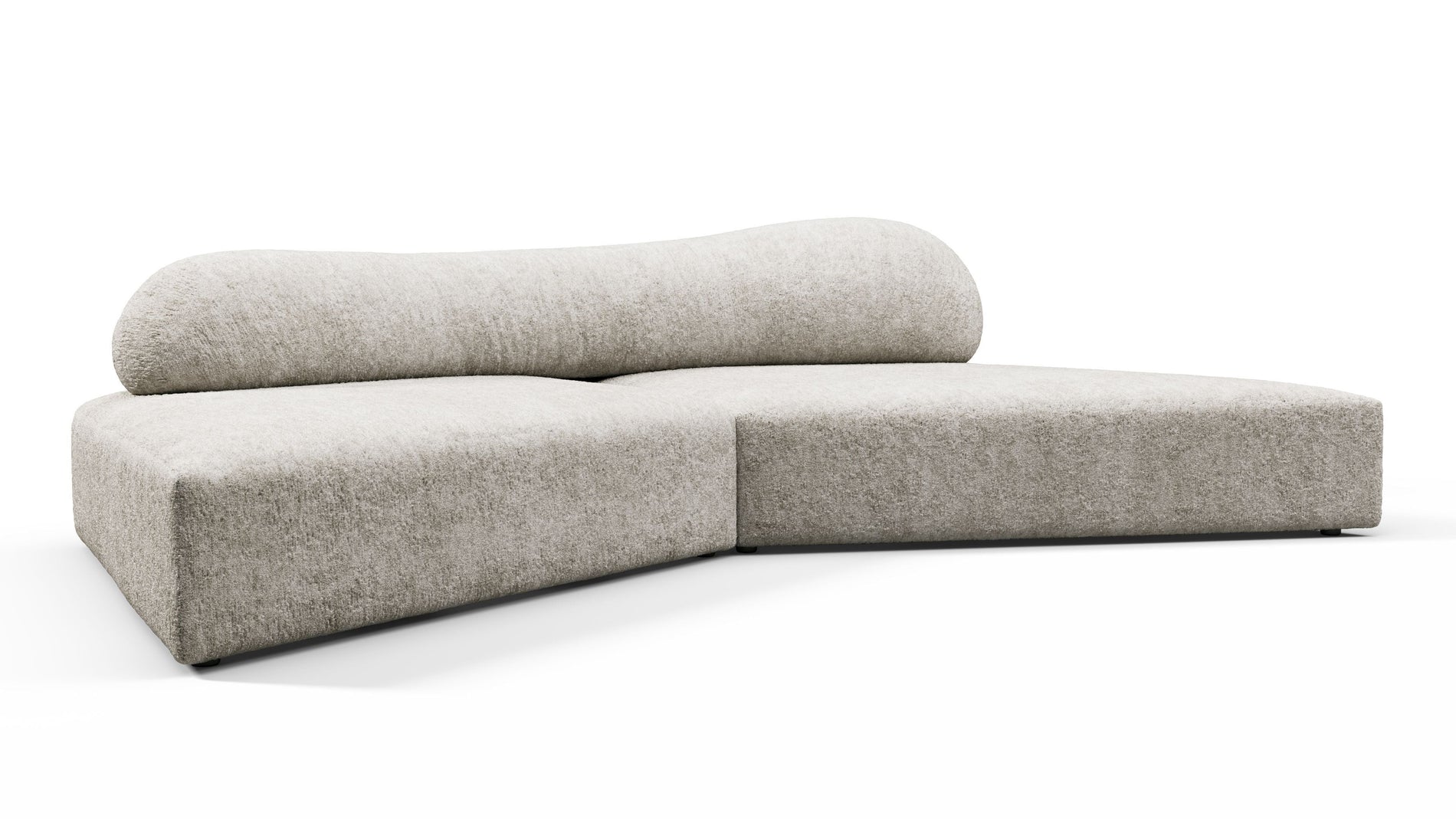 On the RocksOn the Rocks - On the Rocks Sofa, Small, Dove Textured Chenille