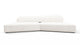 On the Rocks - On the Rocks - On the Rocks Sofa, Small, White Textured Chenille - Image 1
