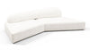 On the Rocks - On the Rocks - On the Rocks Sofa, Small, White Textured Chenille - Image 3