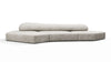 On the Rocks - On the Rocks - On the Rocks Sofa, Three Seater, Left, Dove Textured Chenille - Image 1