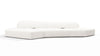 On the Rocks - On the Rocks - On the Rocks Sofa, Three Seater, Left, White Textured Chenille - Image 1