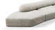 On the Rocks - On the Rocks - On the Rocks Sofa, Three Seater, Right, Dove Textured Chenille - Image 5