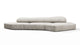 On the Rocks - On the Rocks - On the Rocks Sofa, Three Seater, Right, Dove Textured Chenille - Image 1