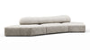 On the Rocks - On the Rocks - On the Rocks Sofa, Three Seater, Right, Dove Textured Chenille - Image 2