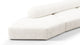 On the Rocks - On the Rocks - On the Rocks Sofa, Three Seater, Right, White Textured Chenille - Image 5
