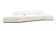 On the Rocks - On the Rocks - On the Rocks Sofa, Three Seater, Right, White Textured Chenille - Image 2