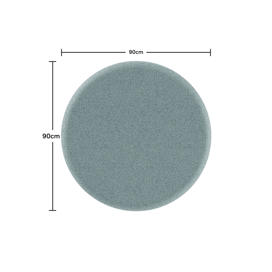 Acoustic Ceiling PanelTeal / Round / 90cm by 90cm