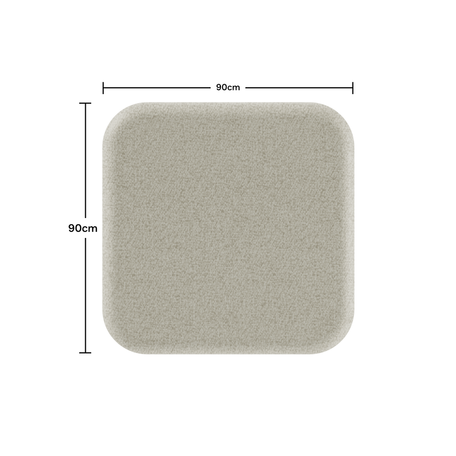 Acoustic Wall PanelBeige / Square / 90cm by 90cm