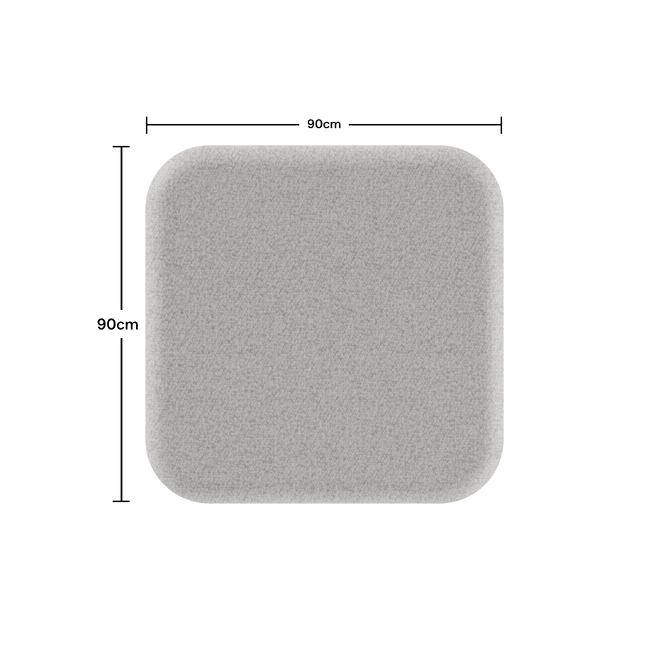 Acoustic Wall PanelPebble Grey / Square / 90cm by 90cm