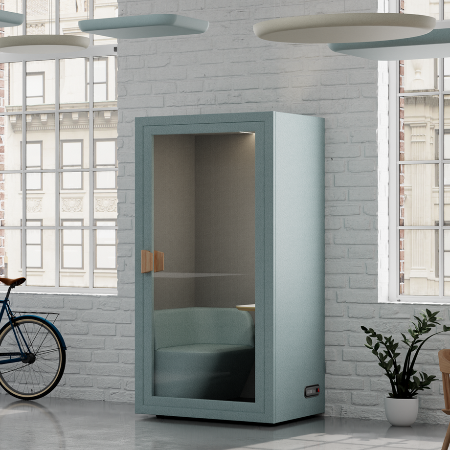 Folio Geometric Acoustic - Ceiling PanelTeal / Round / 60cm by 60cm