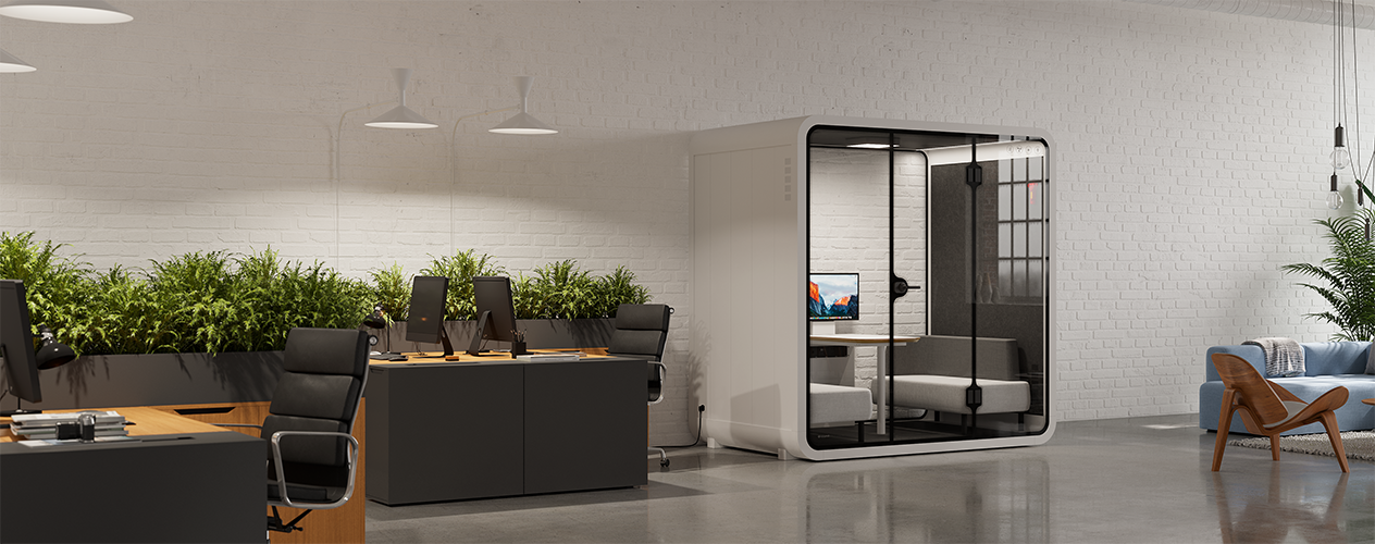 Flytbar kontor pod