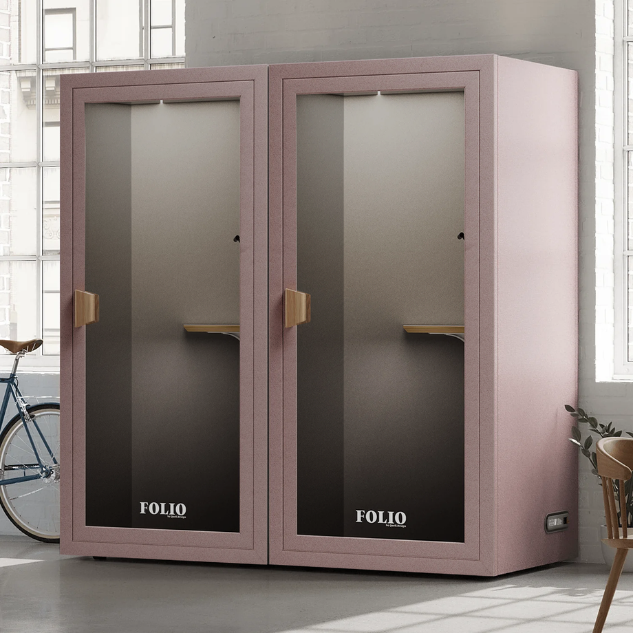 Office Phone Booth Folio - Sta opFolio Blush / Furniture Set 1