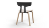 Okse V1 Black Wood Leg Chair Quell Design 2