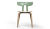 Okse V1 Morandi Green Wood Leg Chair Quell Design 3