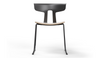 Okse V2 Black Sled Base Chair Quell Design 3