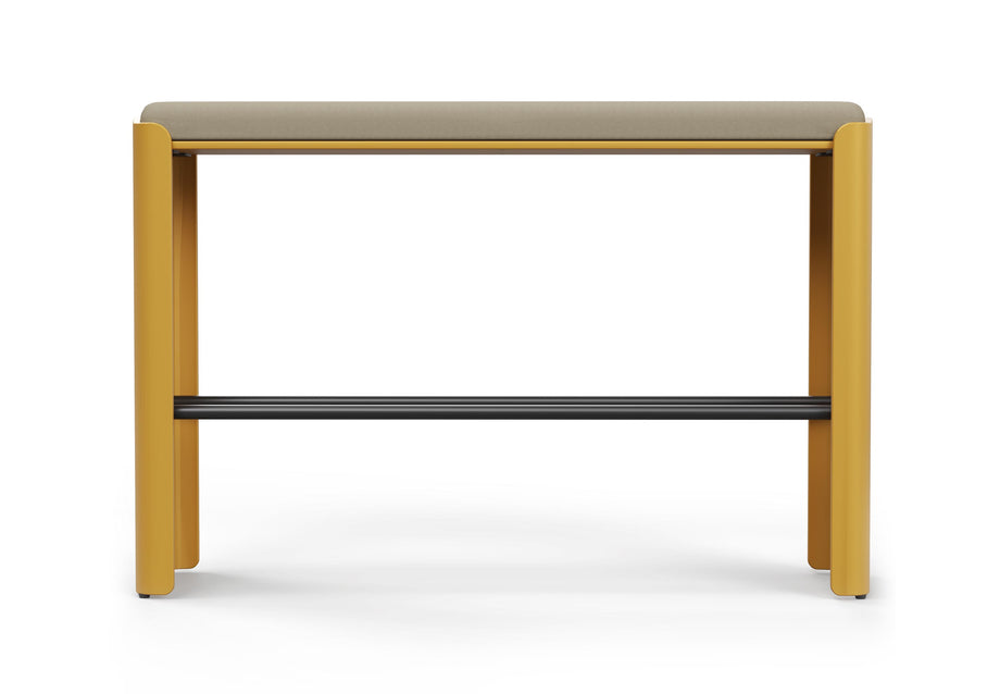 Banquette de comptoir Palma - 112 cm Café / Dijon