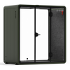 Green Quell Demi Office Pod by Soundbox Store – 2-4 person soundproof pod without furniture, ideal for custom office setups