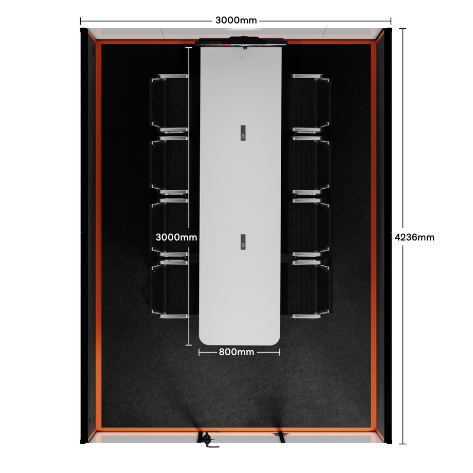 Quell Max - Club HouseOrange / Dark Grey / Furniture Set 1