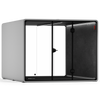 Quell Max Pebble Grey by Soundbox Store – modern office pod with soundproofing, LED lighting, and a neutral grey exterior