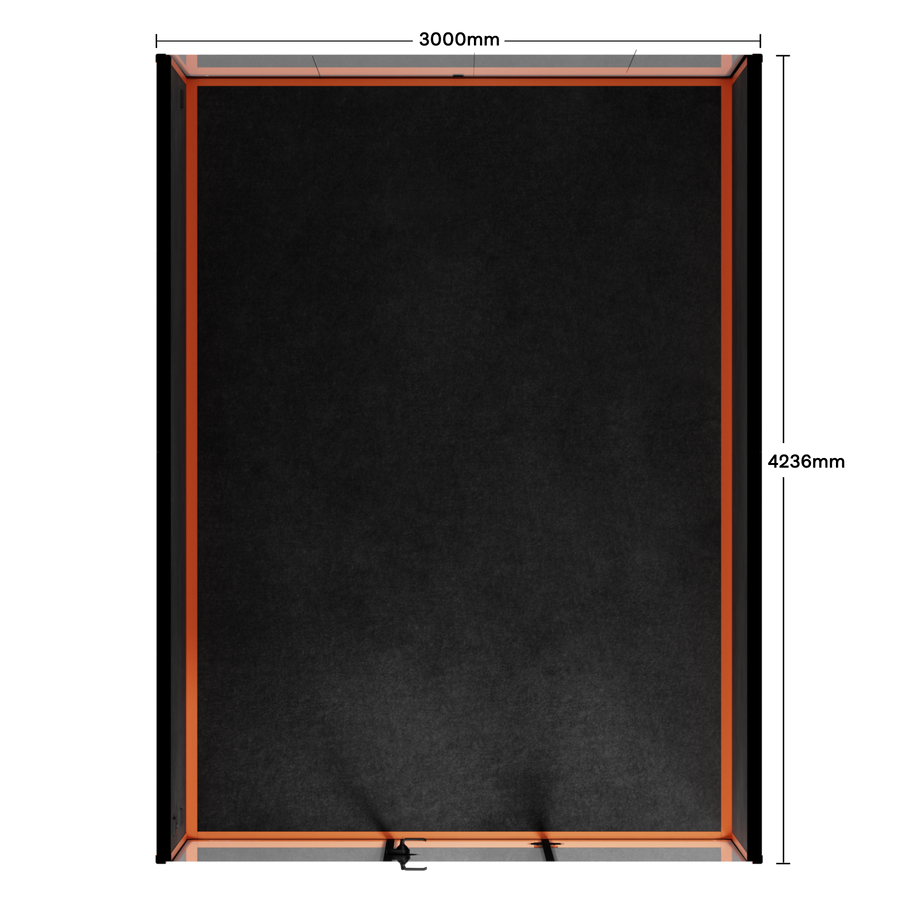 Quell Max - Club HouseOrange / Dark Grey / No Furniture