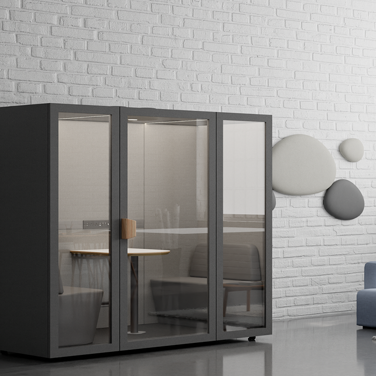 Folio Pebble - WandpaneeleDunkelgrau / Kieselgrau